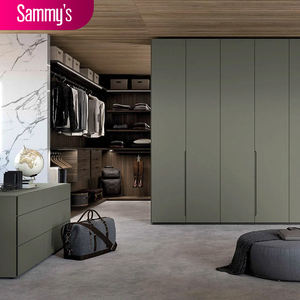 Armario de Madera Moderno y Elegante, Vestidor, Armario Portátil Alto de Lujo en Verde Menta, Muebles de Dormitorio - Product Image 1