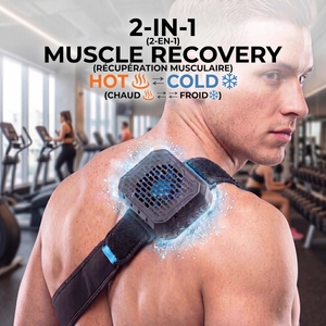 Dispositivo Portátil de Crioterapia con Calor, Máquina de Terapia de Compresión Fría y Caliente con Control Remoto Inalámbrico para Alivio Muscular - Product Image 3