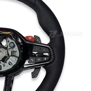 <span class=keywords><strong>Volante</strong></span> de Cuero Calefactable Estilo LCI Personalizado para BMW Serie G GX G20 G80 M3 G82 G28 <span class=keywords><strong>G29</strong></span> G30 F87 X1 X3 X4 X5 X6 M340I - Product Image 6