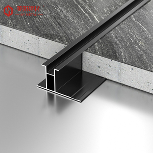 Nhôm cạnh TRIM Panel tường quá trình chuyển đổi hồ sơ H hình gốm phụ kiện kim loại trang trí TRIM - Product Image 4