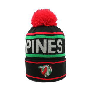 Vente flash - Bonnet en tricot OEM avec logo brodé personnalisé, acrylique de haute qualité, chaud, en gros, pour l'hiver, unisexe - Product Image 3