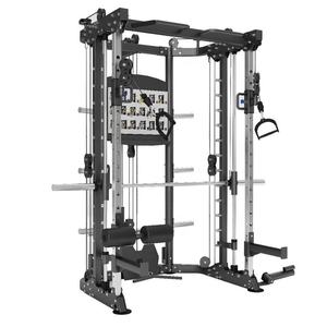Sistema Smith Machine / Power Rack con Gabbia Semi-Coperta per Allenamento - Product Image 5