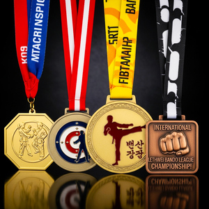 Medalla Profesional de Kung Fu en Aleación de Zinc con Estampado 3D y Esmalte Suave para Campeonatos y Torneos - Product Image 6