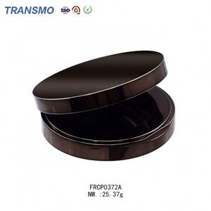 Emballage de maquillage magnétique rond personnalisé pour fard à paupières et blush vide avec miroir pour cosmétiques - Product Image 6