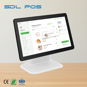 Hot bán 15.6 inch <span class=keywords><strong>POS</strong></span> Tiền mặt đăng ký tất cả-trong-một <span class=keywords><strong>Android</strong></span> 11 rk3566 1366x768 màn hình cảm ứng cho bán lẻ và quán cà phê - Product Image 1