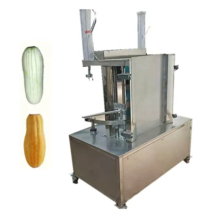 Machine automatique d'épluchage de citrouille cantaloup manuelle ananas grande machine d'épluchage de melon et de fruit