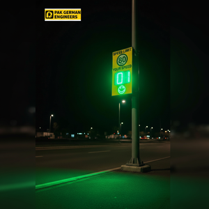 ป้ายเตือนความเร็วพร้อมไฟ LED |   จอแสดงผลการตรวจจับเรดาร์ - Product Image 1