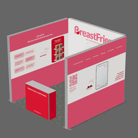 Stand d'exposition TianLang 3x3m en forme de U pour produits de maternité, de soins pour bébés et d'allaitement