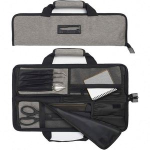Sac de rangement pour outils de cuisine, sac à roulettes en toile pour couteaux de chef, échantillon gratuit - Product Image 3
