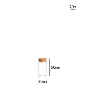 Tubo de cono de hierbas de vidrio de borosilicato de 120mm personalizado más vendido, tubo de preenrollado de vidrio cilíndrico resistente al calor con corcho de madera - Product Image 5