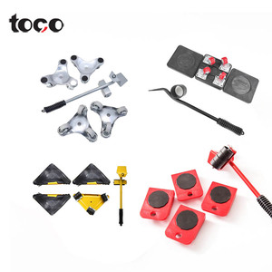 TOCO – chariot de Transport à 3 roues, chariot de levage, glissières de déplacement, chariot de déplacement à roues, <span class=keywords><strong>Kit</strong></span> de glissières de levage de <span class=keywords><strong>meubles</strong></span> 5 pièces - Product Image 1