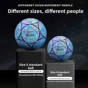 ไม่ใช่. ลูกฟุตบอลสะท้อนแสง 5 ลูก รุ่น LSYGQ ปี 2026 สหรัฐอเมริกา-แคนาดา-เม็กซิโก สำหรับฝึกซ้อมฟุตบอล ขายส่งแบบดรอปชิปปิ้ง - Product Image 2