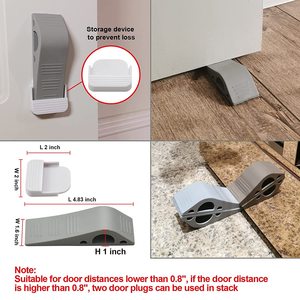 ตัวกันกระแทกประตูยางรูปทรงสะพานโค้งแบบจีน ป้องกันการลื่น ตกแต่งพื้น ปลอดภัยสำหรับเด็ก - Product Image 2