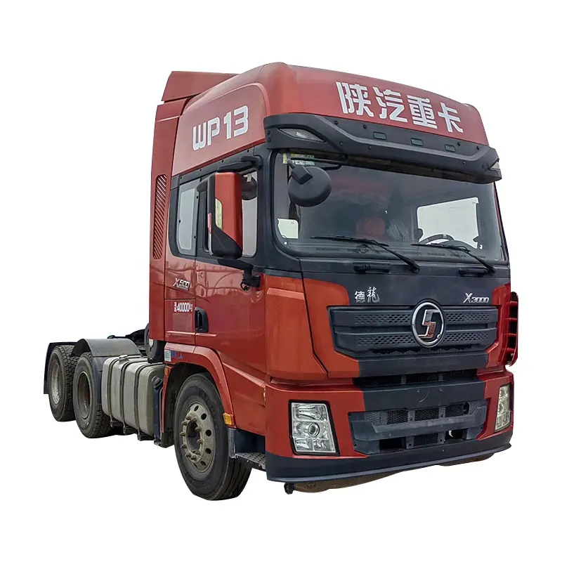 Fornitore della cina trattore camion 3 assi di seconda mano 6x4 430hp Euro3 trattore Shacman camion prezzo