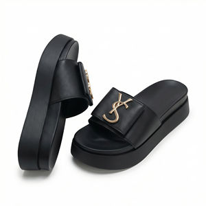 Chaussures pour femmes en cuir véritable souple, antidérapantes, pour l'extérieur, style urbain tendance, dessus en cuir de vachette (4,5 cm), printemps-automne - Product Image 3