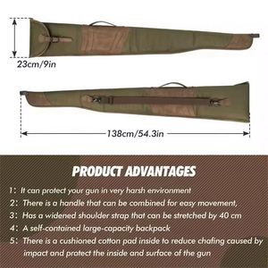 Échantillon Gratuit - Housse de Transport Tactique pour Arme à Feu 135cm - Étui Souple et Durable pour Équipement de Chasse avec Bandoulière - Product Image 2