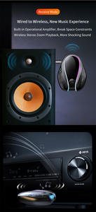 Adaptateur récepteur sans fil <span class=keywords><strong>Bluetooth</strong></span> 5.4 portable à double connexion, récepteur audio musical <span class=keywords><strong>Bluetooth</strong></span> pour <span class=keywords><strong>voiture</strong></span>, prise auxiliaire 3,5 mm - Product Image 6