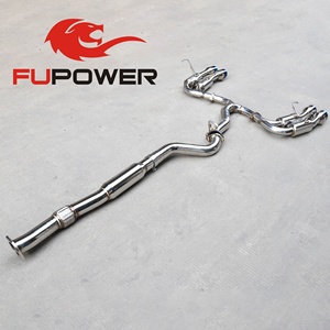 Para <span class=keywords><strong>Invidia</strong></span> R400 Gemini, escape de una sola capa Cat Back - Puntas quemadas SS304 - Subaru WRX / STI 2015-2019 - Product Image 5