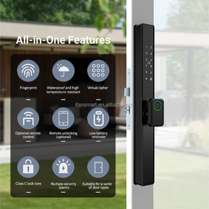 ระบบล็อคประตูอัจฉริยะแบบไร้สายสำหรับภายนอกอาคาร กันน้ำ ผลิตจากอลูมิเนียมอัลลอยด์ ดีไซน์แบบ Broken Bridge - Product Image 3