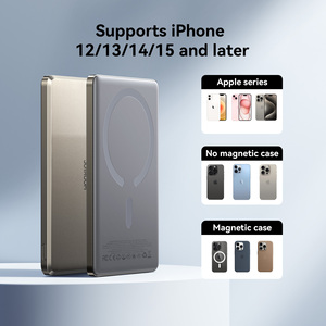 Sạc dự phòng mini JOYROOM 5000mAh siêu mỏng, tích hợp sạc không dây từ tính, vỏ kim loại, sử dụng pin LI-Polymer - Product Image 5