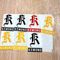 Étiquettes de vêtements rectangulaires écologiques avec logo personnalisé, en silicone gaufré 3D, découpe à chaud, impression par transfert thermique, application sur vêtements