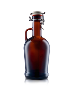 Shanghai Linlang Gros PALLA Swing Top Cap 64oz 2l Ambre Growler Ronde En Verre Bouteille avec Balançoire Haut et la Poignée - Product Image 2