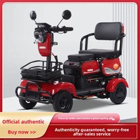 Ucuz Elektrikli Dört Tekerlekli Açık Tip Yaşlı Mobilite Scooter'ı Yetişkinler İçin 2 Kişilik Disk Frenler 801-1000W 30-50km Menzil 30km/s Hız