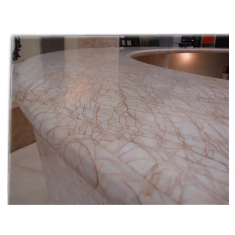 Golden spider white marble with yellow veins for wall and floor tiles and countertop