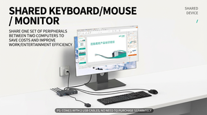 <span class=keywords><strong>Commutateur</strong></span> <span class=keywords><strong>KVM</strong></span> DisplayPort 8K MT-VIKI 2 entrées 1 sortie DP1.4 avec 4 ports USB 3.0, avec 2 câbles USB A vers C - Product Image 5