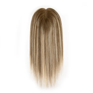 Toppers de Cabello Humano de Lujo Europeo con Base Mono, Cabello Remy con Cutícula, con Clip, para Mujer, 3*5, Encaje Suizo - Product Image 3