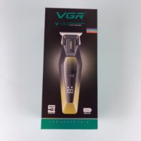 Tondeuse à barbe en plastique de nouvelle conception V-253, tondeuse à cheveux professionnelle sans fil, lames en acier inoxydable, autonomie de 61 à 90 minutes pour hommes