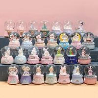 Globe à neige en résine DIY avec couple dansant, thème Noël, lavable, tendance, plusieurs tailles, vente en gros usine