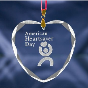 Popular Heart Shaped Text Pattern Crystal <b>Glass</b> Ornaments Christmas <b>Decoration</b> Ornament Custom - Product Image 3