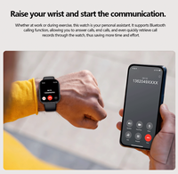 Montre connectée d'extérieur SENBONO Y3 avec appels sans fil, notifications de messages, suivi d'activité, surveillance du sommeil et batterie longue durée