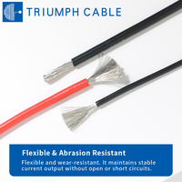 Kabel Triumph Ultra Soft Silicone Wire 200 ℃   Kabel Listrik Tembaga Berlapis Timah 600V, Kabel Silikon Fleksibel untuk Drone