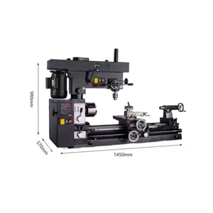 Torno y Fresadora Digital con Pantalla de Precio y Motor de Engranajes para Metal - Product Image 6