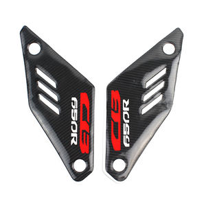 Para <span class=keywords><strong>Honda</strong></span> <span class=keywords><strong>CB</strong></span> <span class=keywords><strong>650R</strong></span> CB650 R 2018-2020 3D de fibra de carbono lado calcomanías de tanque de Gas de aceite de pegatinas de motos accesorios de decoración - Product Image 2
