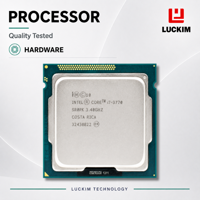 I7-3770 4-Core 8-Thread Desktop CPU Processor 3.4-3.9GHz 8MB Cache LGA1155 77W