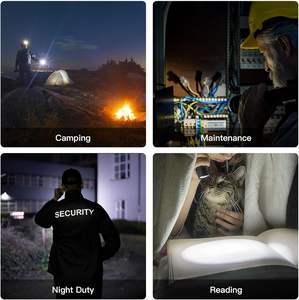 Vente en gros de lampes de poche tactiques LED rechargeables par USB de haute qualité 1700 lumens A20 EDC, étanches IP44, en aluminium - Product Image 6