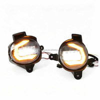Auto-Frontstoßstangen-Upgrade LED-Nebelscheinwerfer-Set Tagfahrlicht Modifiziert für Toyota Hilux Vigo 2012