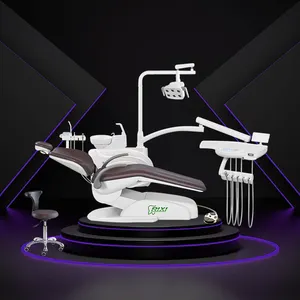 Dental Chair Surgical Rixi Luxury High Quality Medical Ergonomics Free Space Parts Dental Unit