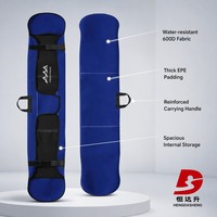 Sac de snowboard rembourré professionnel Hengdasheng, imperméable, pour le transport de skis, avec bandoulière, logo personnalisé, OEM/ODM, faible MOQ