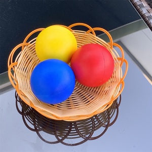 ลูกบอลสควอช PU สีสันสดใส ขนาด 60 มม. เด้งดึ๋ง สำหรับฝึกซ้อมบาสเก็ตบอลในร่ม ของเล่นนุ่ม จับง่าย เสียงเบา ลูกบอลโฟมเงียบ - Product Image 5