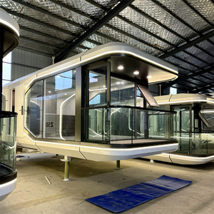 Panneaux solaires en acier imperméable pour maisons modulaires miniatures en <span class=keywords><strong>location</strong></span>, maisons Airbnb, maison capsule, conteneur de maison en provenance de Chine - Product Image 4