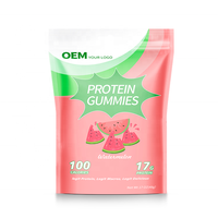 Gummies de protéines de lactosérum à marque privée OEM – Soutient l'énergie et la croissance musculaire – Gummies riches en protéines