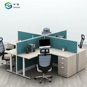 โต๊ะทำงานไม้รูปตัวแอลโซลูชันเฟอร์นิเจอร์เชิงพาณิชย์ - Product Image 2