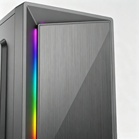 Boîtier PC MicroATX de haute qualité, best-seller, pour jeux, avec 2 ventilateurs de refroidissement et châssis de bureau