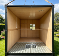 Conteneur mobile pliable 20/30 pieds, maison conteneur portable, maisons conteneurs démontables