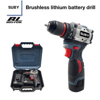 SUBY16.8VEnsemble de perceuse électrique rechargeable multifonctionnelle, perceuse électrique sans fil de 10mm, outil électrique de bricolage à batterie au lithium
