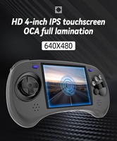 Console de jeu portable ANBERNIC RG ARC ARC-D 2024, écran IPS de 4 pouces, Android 11, Linux, lecteur vidéo rétro, prend en charge les commandes filaires, jeux